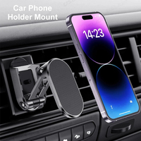 360° Rotating Magnetic Car Mount: Telescopic Arm & Universal CD Slot/Vent Compatibility‌ ‌