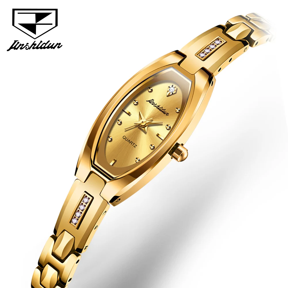 

JSDUN 6531 Original Quartz Watches for Women Luxury Tungsten Steel Strap Waterproof Woman Watch Retro Elegant Ladies Dress Watch