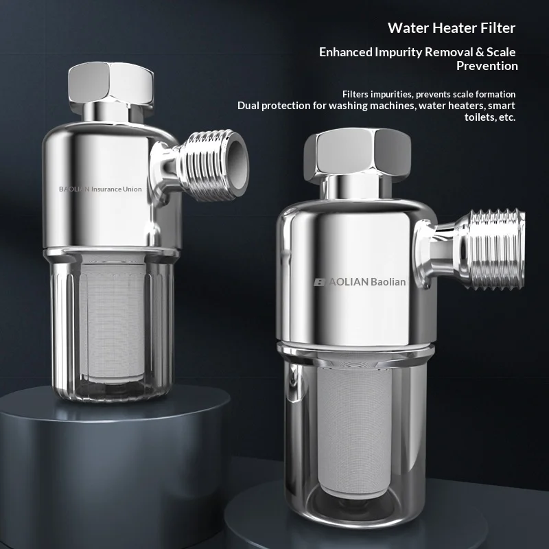 Stainless Steel Filter Front Household All for Drinking Water Purifier System Inlet Tap Shower Activated Anti-scale Adapter Anti