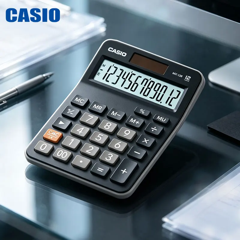 Casio MX-12B/MX-120B/AX-12B/AX-120B/ MS-20YC  The high-performance business calculator is sensitive, responsive, simple and cute