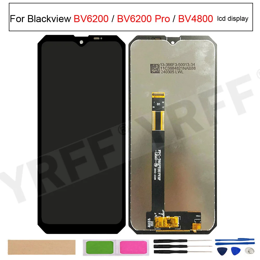 Touch Screen Digitizer Assembly for Blackview BV4800 BV6200 Pro LCD Display ,LCD Screen Replacement Parts