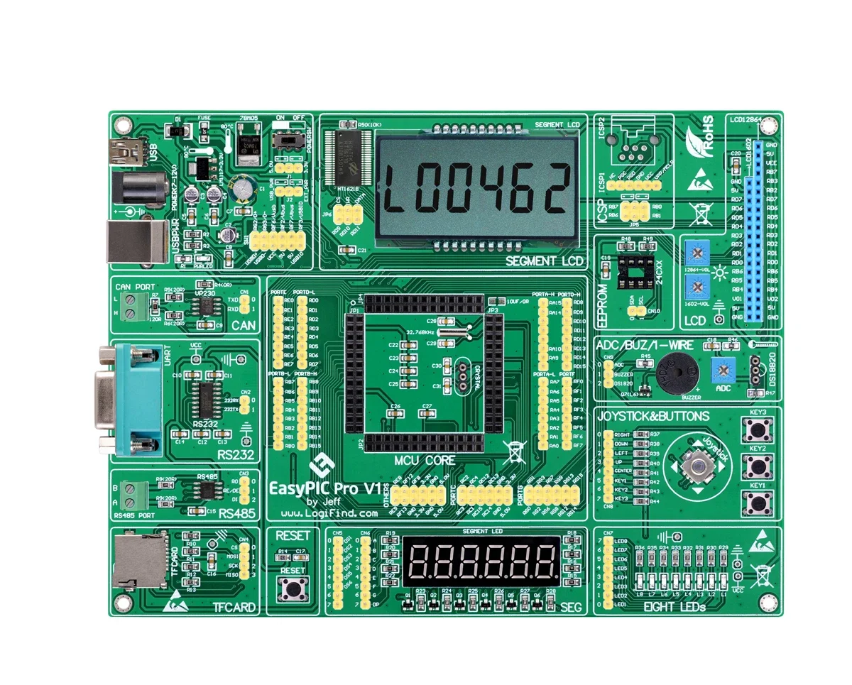 

PIC Development Board Pro Motherboard Is Suitable for PIC100-A PIC80-A PIC64-A Core Board