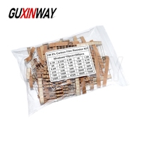 300pcs 30Values Resistor Kit 1W 5% Carbon Film Resistance 0.1-750 ohm Assorted kit 30Values*10pcs=300pcs.