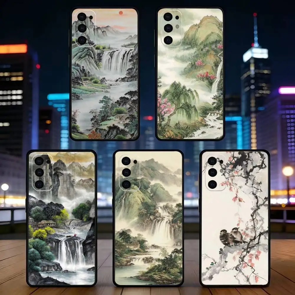 Lnk Art Print Phone Case Black Silicone Soft For Samsung S25,S24,S21,S22,S23,S30,Ultra,S20,Plus,Fe,Lite