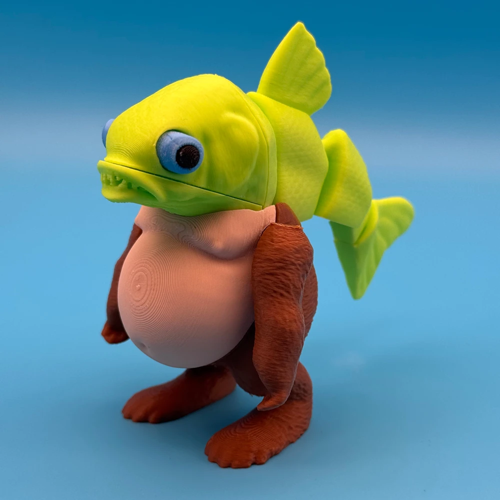 الإيطالية Brainrot عمل الشكل Tungsahur Tralalero الشكل ثلاثية الأبعاد مضحك سطح المكتب الديكور تمثال المنقولة مفصلية AI لعبة طفل #2