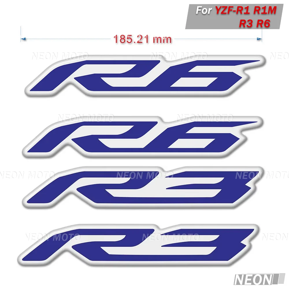 

YZF R1 R1M R3 R6 Tank Pad Fuel Protector Emblem Badge Stickers Decal Knee For YZF-R1 YZF-R1M YZF-R3 YZF-R6