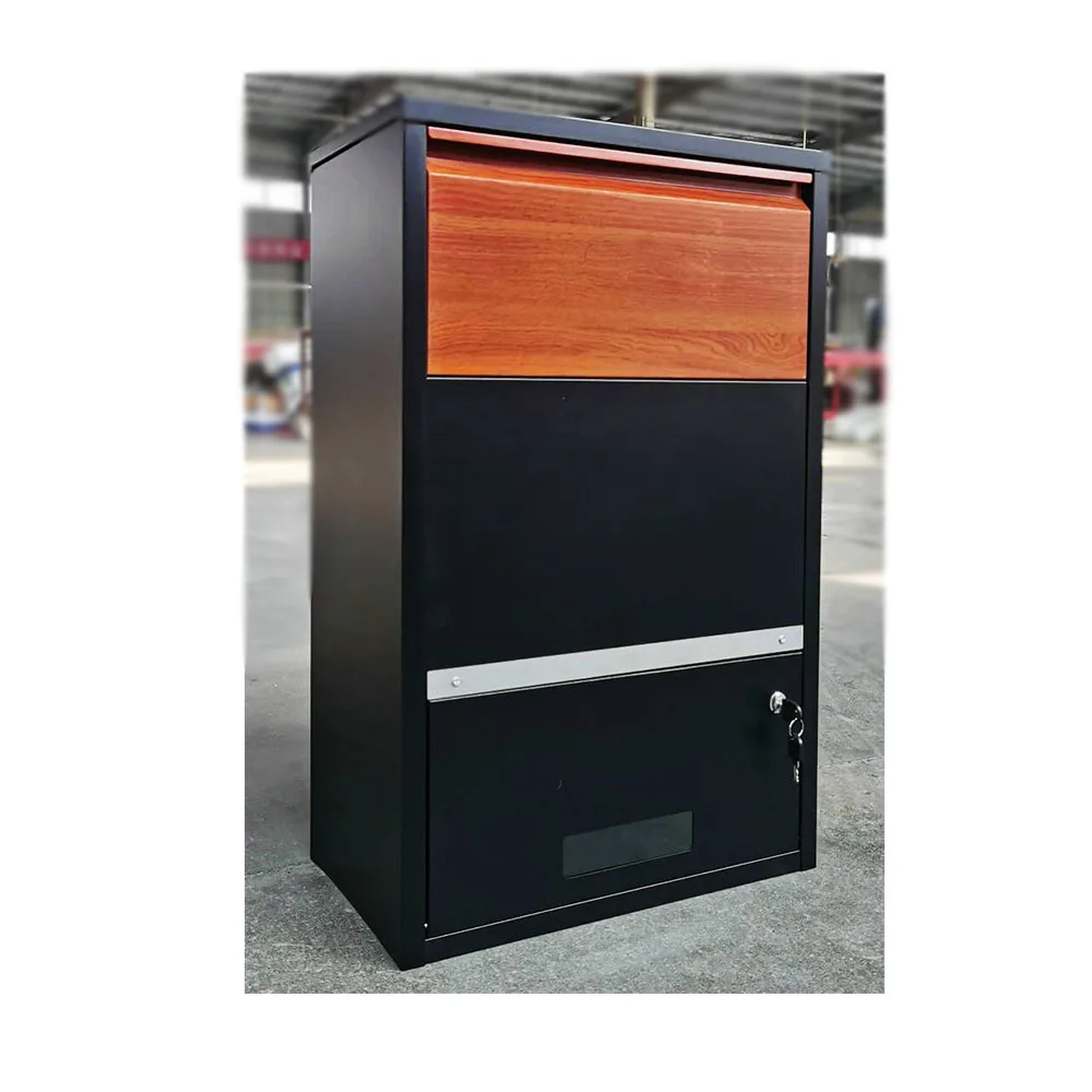 

Wholesale Outdoor Mailbox Wall Mounted Galvanized Steel Letter Post Box With Door Metal Home Outdoor Package Delivery Parcel Box