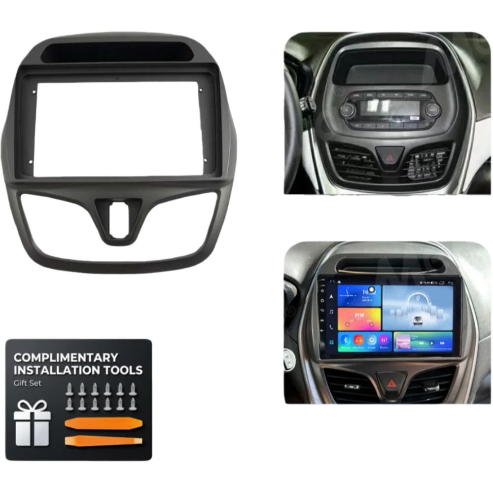 

9-дюймовый автомобильный радиоприемник, комплект адаптерной панели с коробкой Canbus для Chevrolet 2015-2018 Android, установка стерео приборной панели