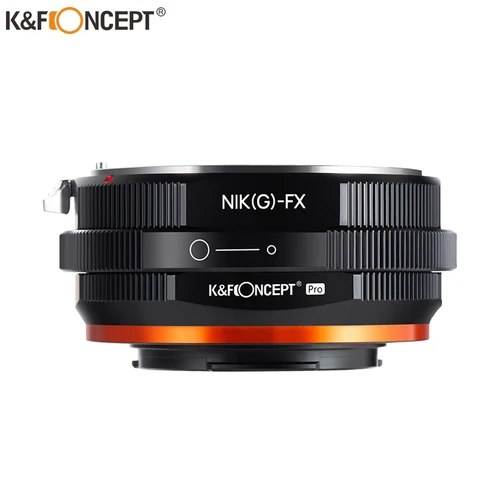 Imagen 2 del producto K & F Concept NIK(G)-FX anillo adaptador de lente para lente Nikon G/F/AI/AIS/D/AF-S a Fuji Fujifilm X-Series FX XT2 XT1 XT20 soporte de cámara
