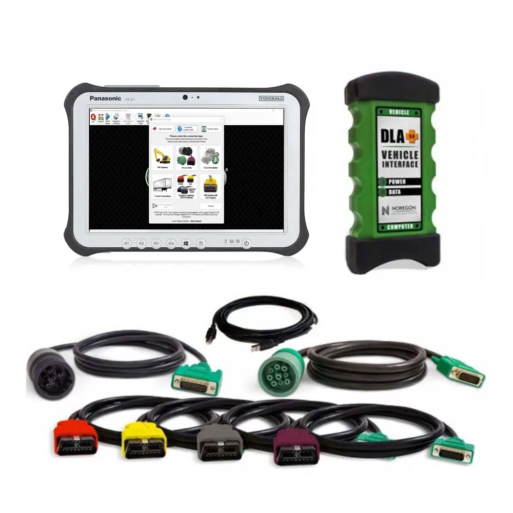 

2024 V1 Professional Noregon JPRO Truck Diagnostic Tool Plus FZ-G1 I5 8G Tablet