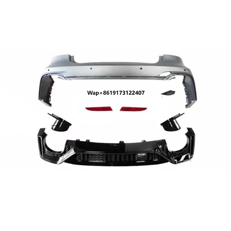 

RS5 Rear Bumper for A5 S5 B9 2017-2019 Upgrade to B9.5 2020-2024 Rear Body Kit for A5 S5 2017 2018