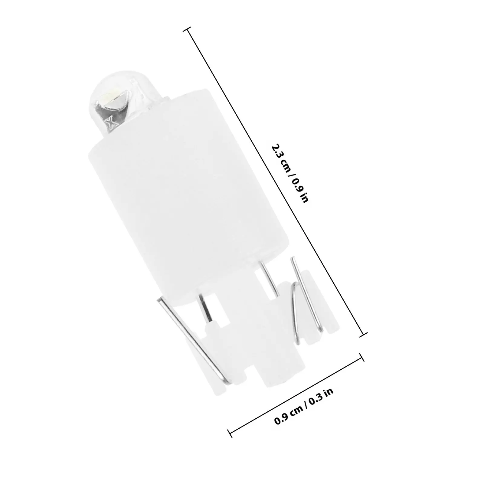 20Pcs LED White Light Bulbs 12V Unique Design for Gaming Machine Buttons Illuminated Push Buttons Mini LED Switches