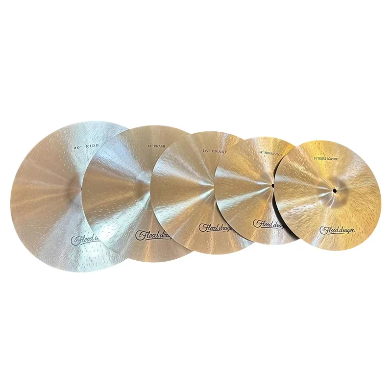 

The Best-selling Matte Four-piece Cymbal B20 100% Hand-made Electric Drum Cymbal Set