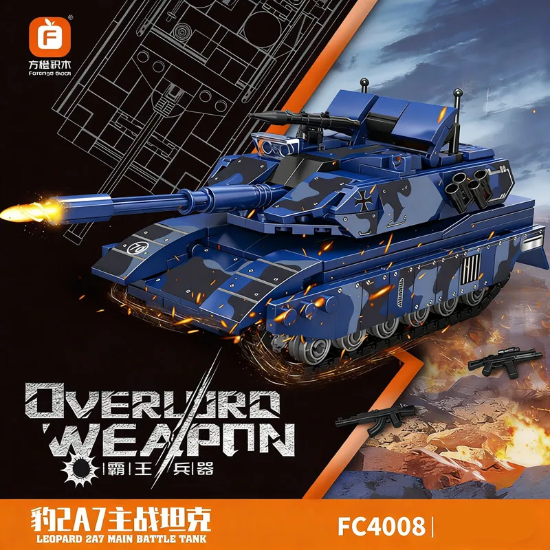 Montar su propio tanque de batalla: bloques de construcción temáticos M4A3 T-14 VT-4 2A7, juguete para regalo de ingeniería para niños