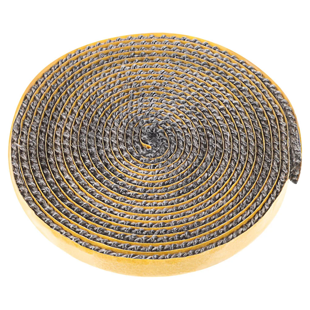 

1 Roll Wood Stove Gasket Rope Fiberglass Seal Tape High Temperature Self Adhesive Stove Door Sealant Strip Fire Seal Liner