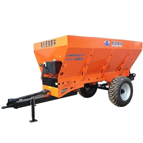 Manure Spreader With Hydraulic System Driven By Tractor Pto