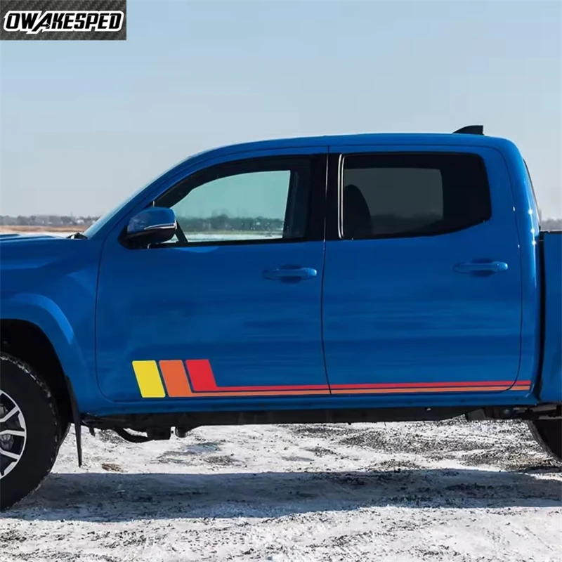 

For Toyota Tacoma Car Sticker Kit Sport Door Side Truck Vinyl Decal Sticker Decal Waterproof PVC Stickers Auto Accessories
