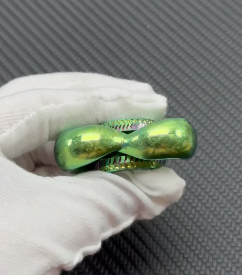 Used EDC TITAN.COLOR exhibition limited ice crystal titanium material EDC decompression toys