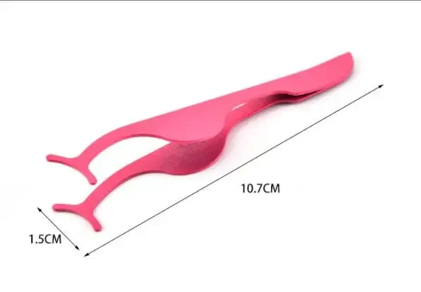 Lash Tweezers Eyelash Curler Fake Eye Lash Applicator Magnetic Eyelashes Auxiliary Clip False Eyelash Extension Makeup Tool