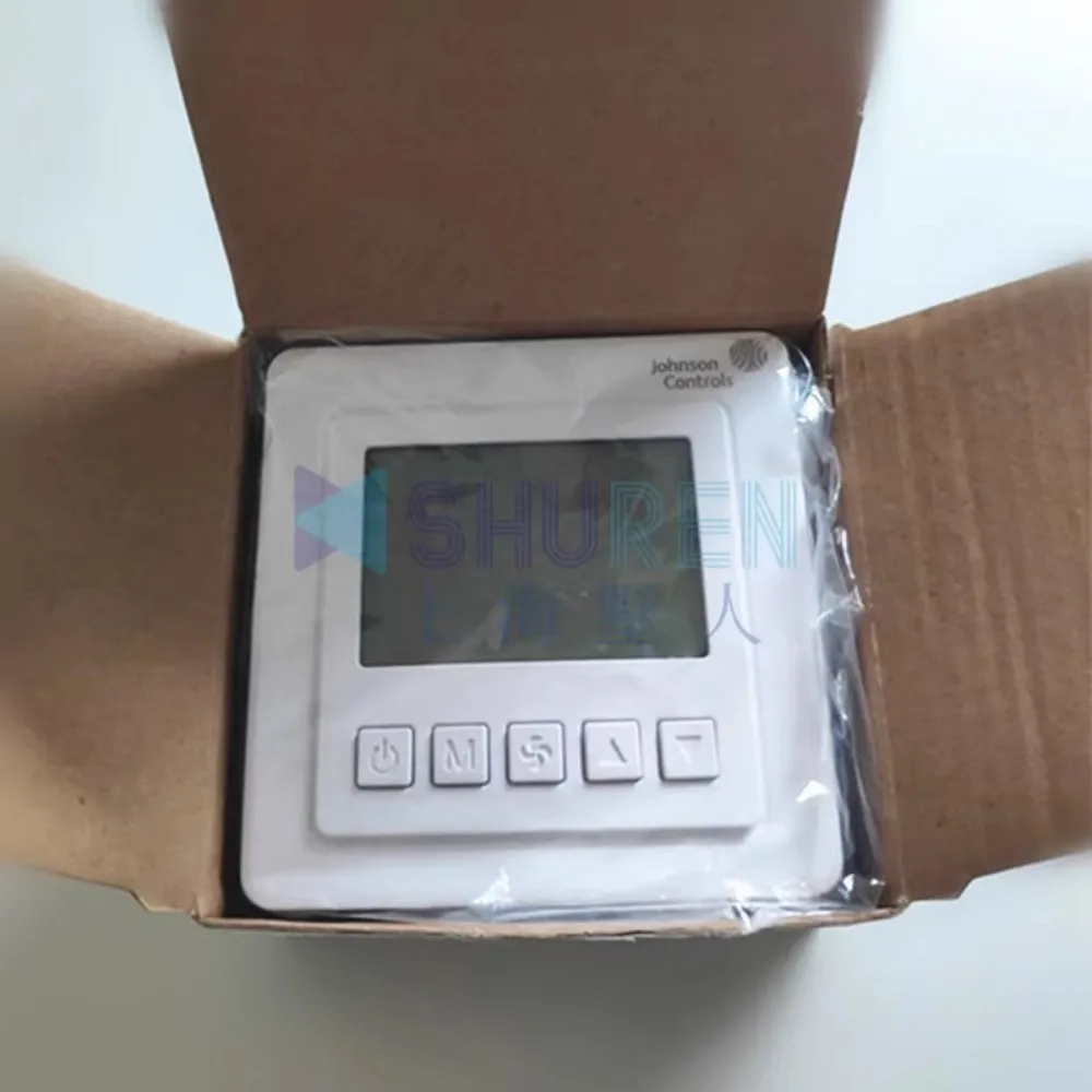 New LCD thermostats for Johnson Controls fans: T5200-TB-9JS0, T5200-TF-9JS0, T5200-TF-9JR0, T5200-TC-9JS0, and T5200-TB-9JS1.