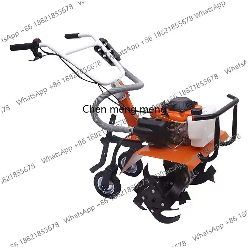 

New Mini Power Tiller For Farm And Garden High Productivity Mechanism With Gearbox And Engine Core Components Included