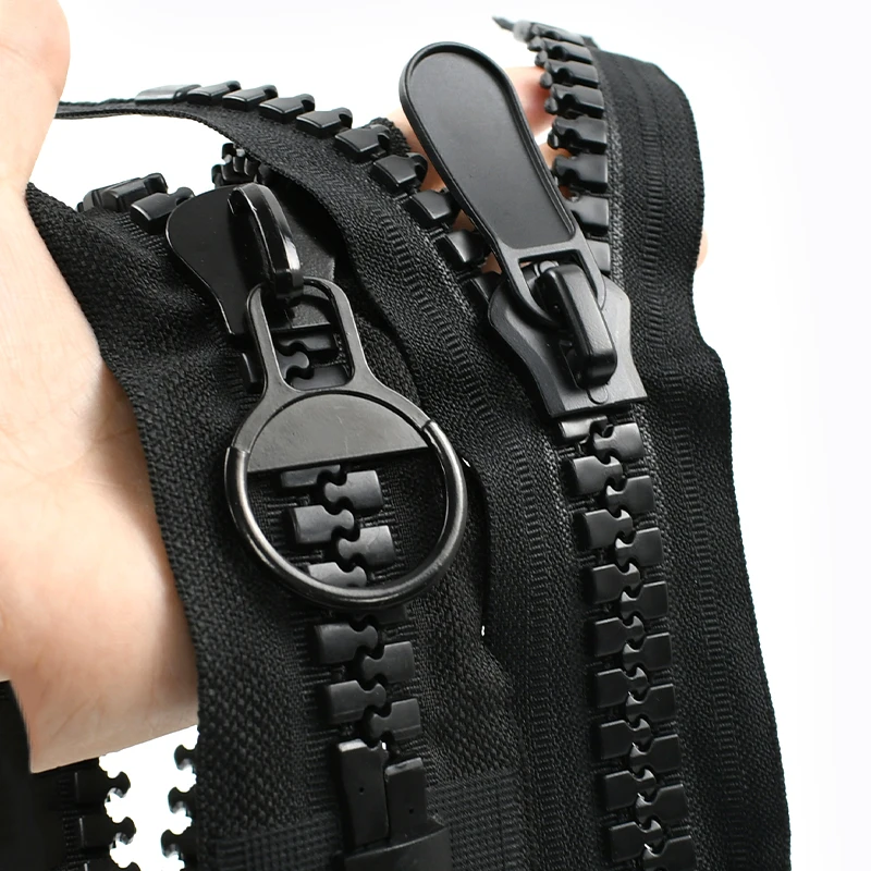 1Pc Extra Large Separable Zippers for Sewing Jacket Tent Repair Zip 70-100cm 20# Resin Zipper Single Slider Open-End Zips