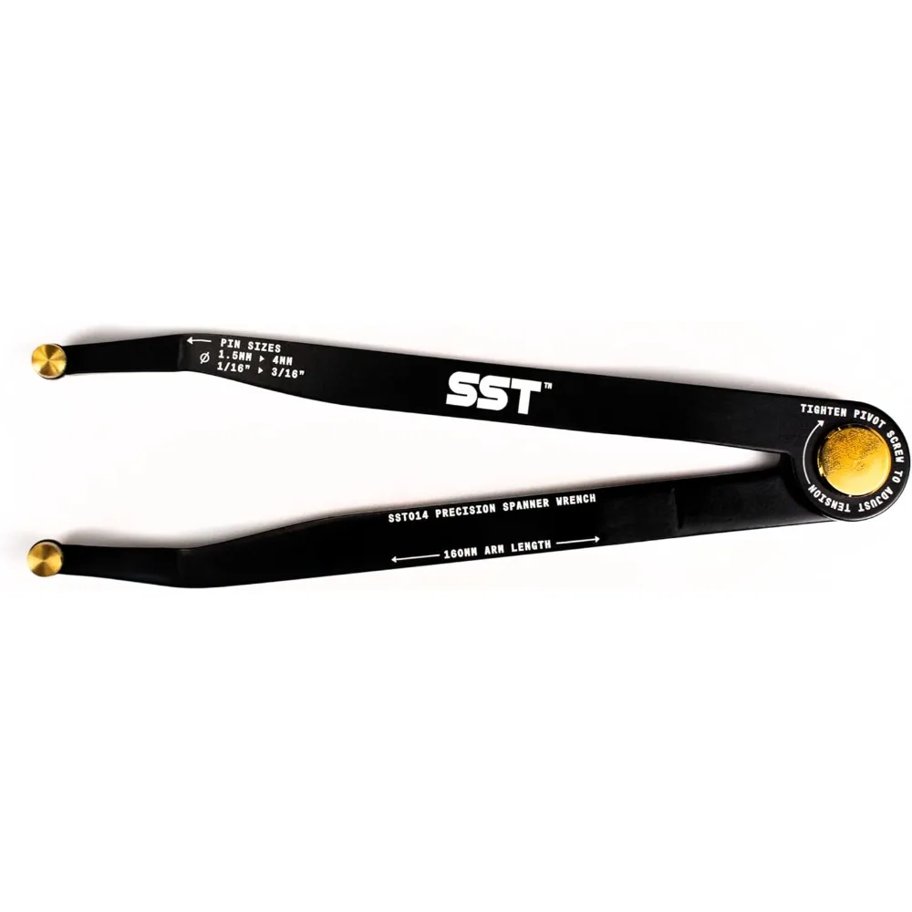 

Разводной гаечный ключ для надежных крепежных средств, 12 метрических штифтов из императорской стали, чехол для хранения, 160 мм, рука 180 градусов