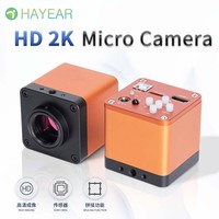 HAYEAR Full HD 34MP 2K 1080P HDMI USB Industrial Electronic Digital Video Microscope Camera for Phone CPU PCB Repair Magnifier