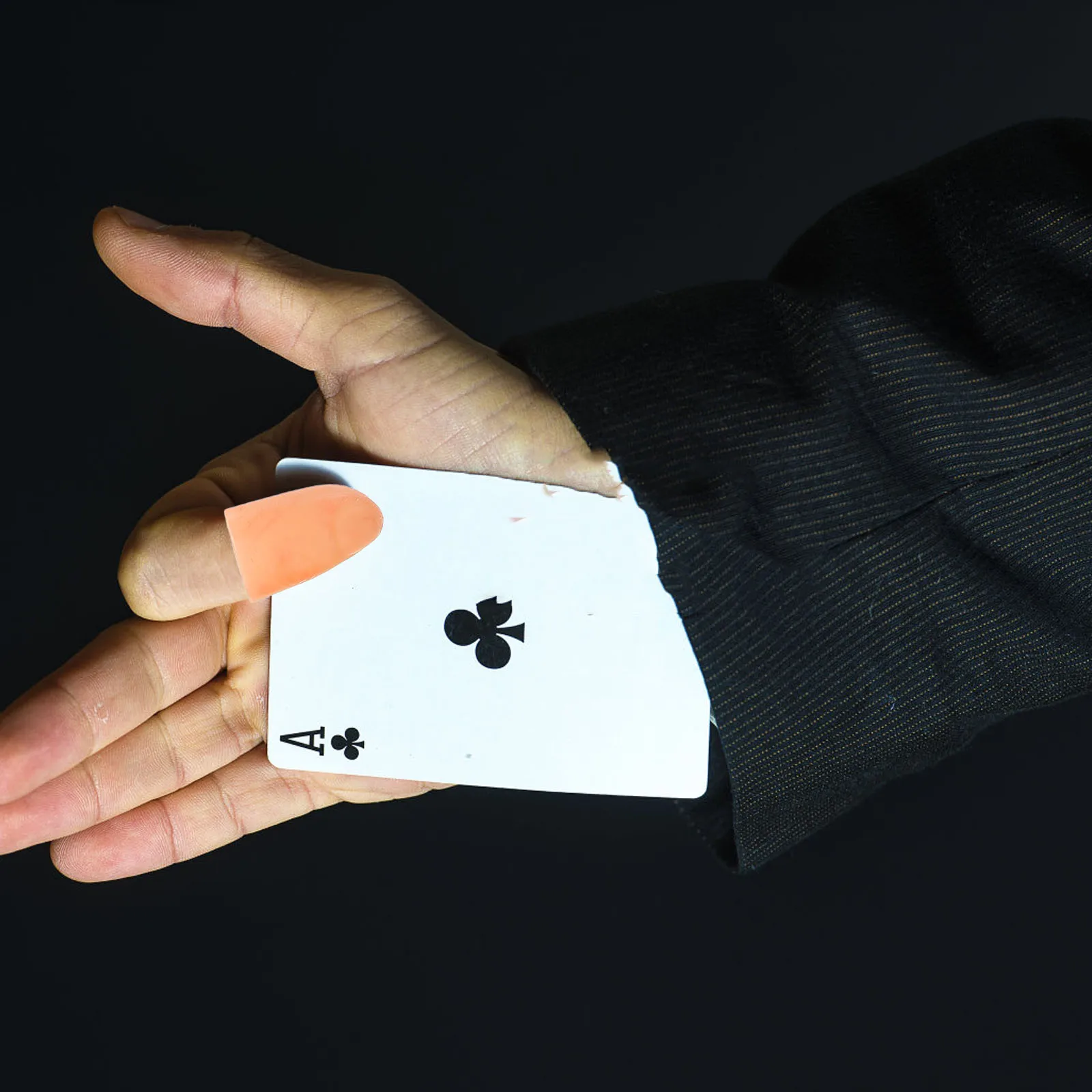 2 ensembles de faux doigts, écharpe de magicien, pointes de pouce, accessoire de spectacle sur scène pour fête, spectacle, Gimmick, accessoire d'outil