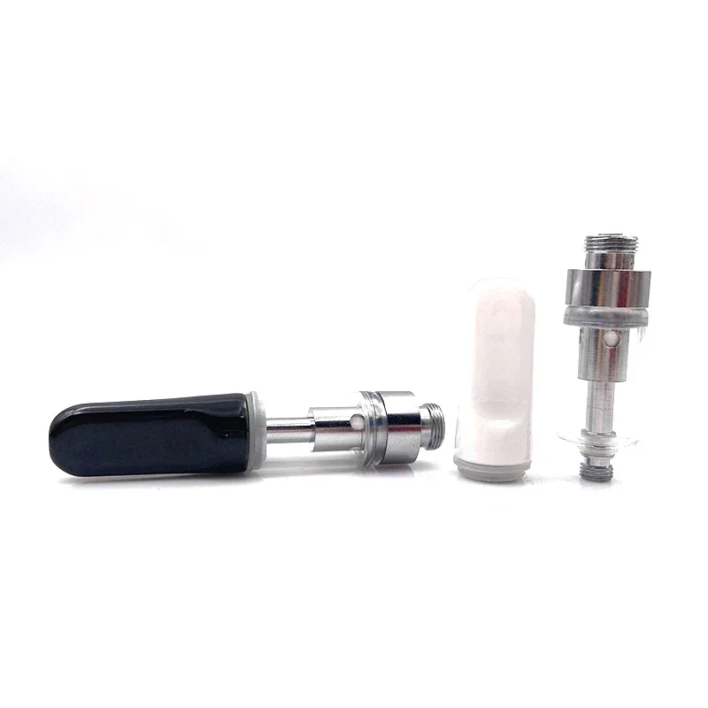 3/5 buah kosong keramik Cartridge 0.5ml 1.0ml kaca Th205 Th210 510 benang Atomizer untuk BUD sentuh panas baterai