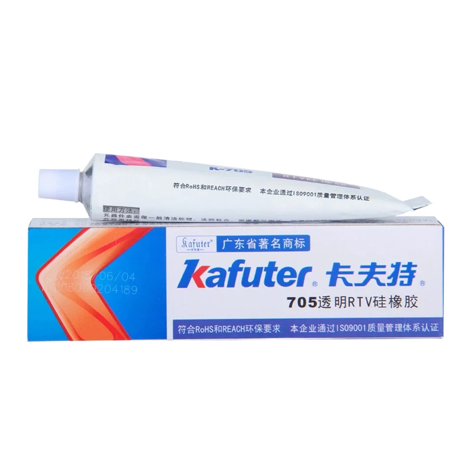 SL Transparent Silicone Rubber Waterproof Adhesive Sealant Kafuter K-705-45g Anti-Seismic Cheap
