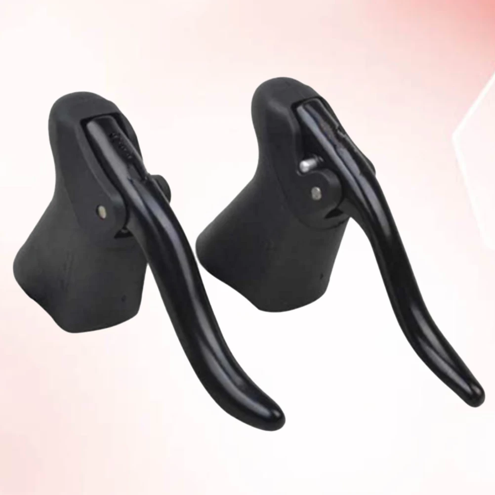 

1 Pair Universal Bike Brake Levers Durable Aluminum Alloy Replacement For Cycling Parts Black Lightweight Essential Spare Part