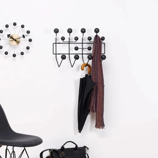 Metal Modern Simple Wall Clothes Hanger Clothes Coat Racks Hook Clothing Organizer Living Room Furniture Bathroom Accessories