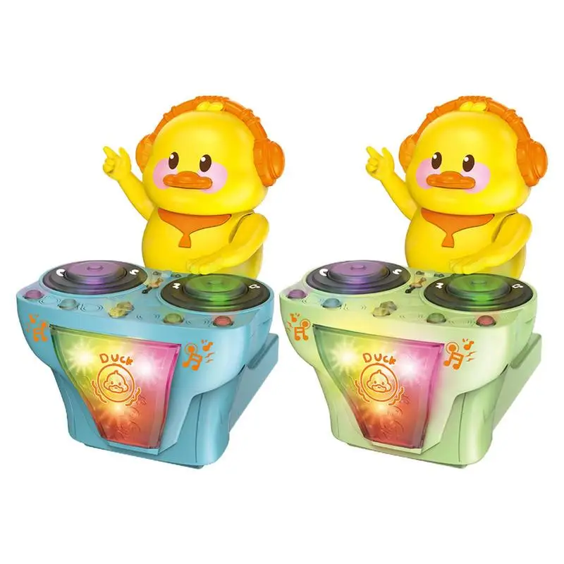 

Musical Dancing Duck Toy Disc DJ Singing Duck Animated Interactive Learning Toy Electric Toy With Sound And Light Gift For Kids