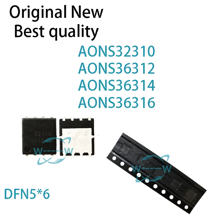 (5-30 PCS) AONS32310 AONS36312 AONS36314 AONS36316 32310 32312 32314 32316 DFN5*6  IC Chip NEW MOSFET