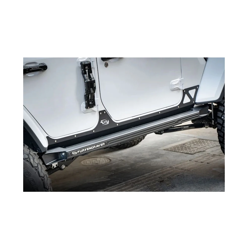 Pedana laterale fuoristrada per Jeep Wrangler JL Steel Rock Slider per accessori Jeep JL 4x4