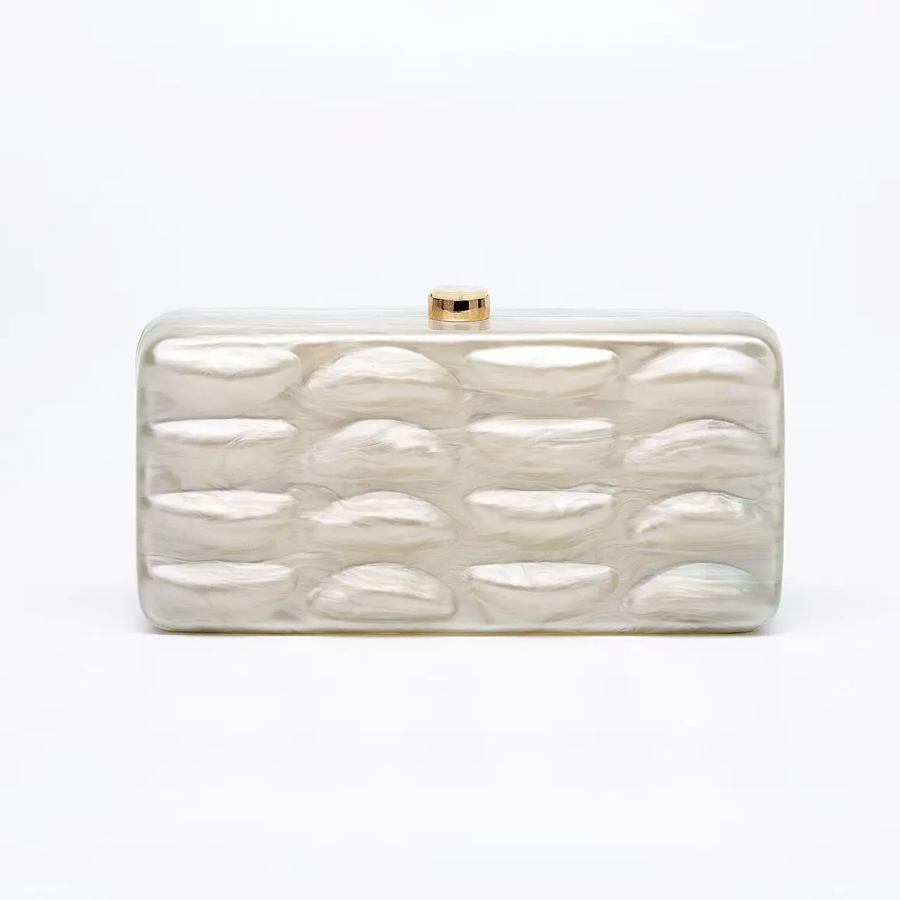 

2025 White Elegant Pearl Purse Hand Bag Party Bridal Evening Purse Clutch Bag For Womem