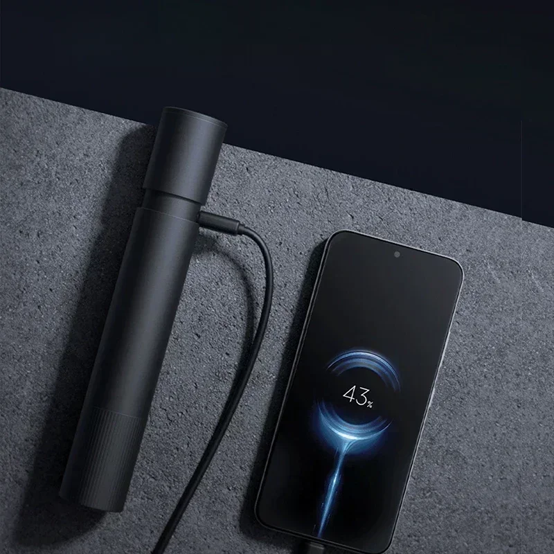MIJIA Multifunctional Strong Light Flashlight,1000 Lumens ,Integrated Window Breaker And Cutter,27 hours of battery life