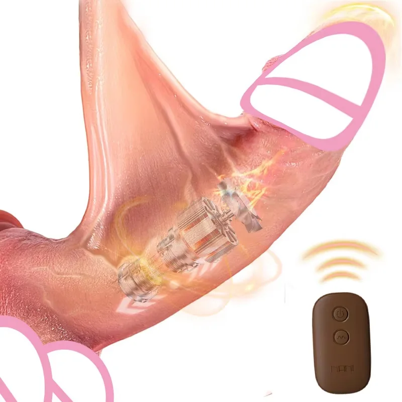 Dildos Realistas para Mujeres, Vibrador Telescópico con Calefacción, Estimulación del Punto G, Anal y Vaginal, Arnés de Masturbación, Juguetes Sexuales