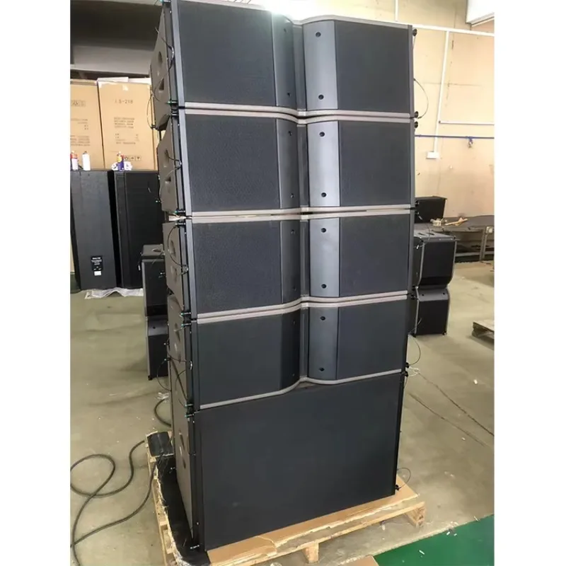 Professional Dual 10 12 Inch Line Array Speaker System Hanging Stage Dj Outdoor Powered Active Passive Line Array Speakers