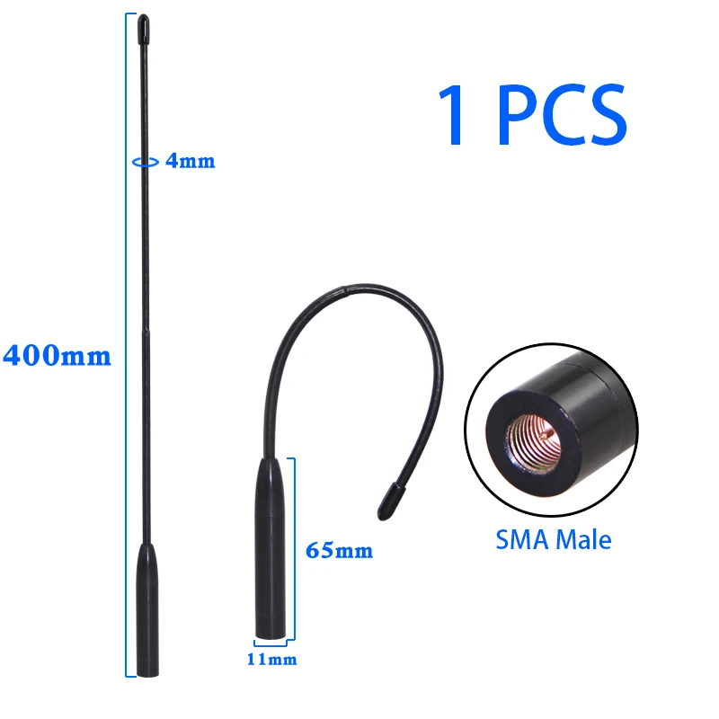 1.4GHz antenna 1.3G 1.4G 1.5G soft antenna Omnidirectional high-gain SMA male whip antenna For UAV Drone Digital Transmission