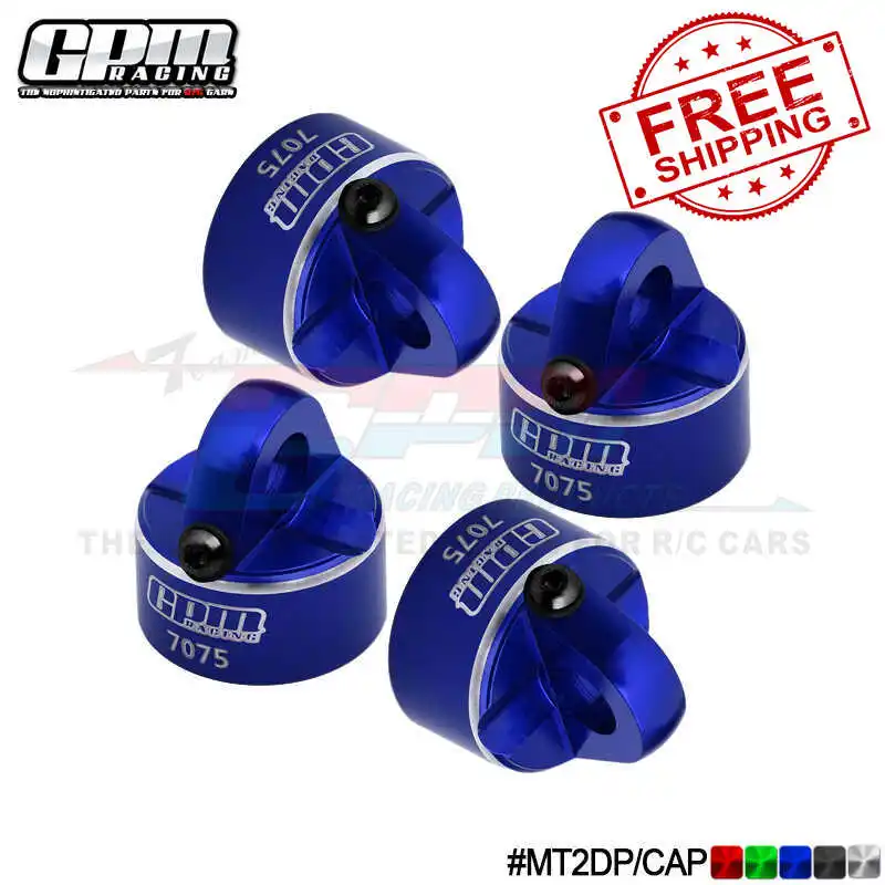 GPM 7075 Alloy Shock Cap Cover for TEKNO 1/10 MT410 2.0 4X4 PRO RC CAR