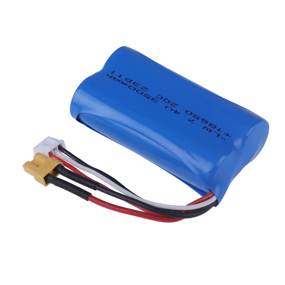 Batería Lipo XT30 de 7,4 V y 3500mAh, accesorio para juguetes de control remoto, para HUINA 580, 1580, 1583, 7,4, 1580 V, 2S, 580550-005, 583, 582