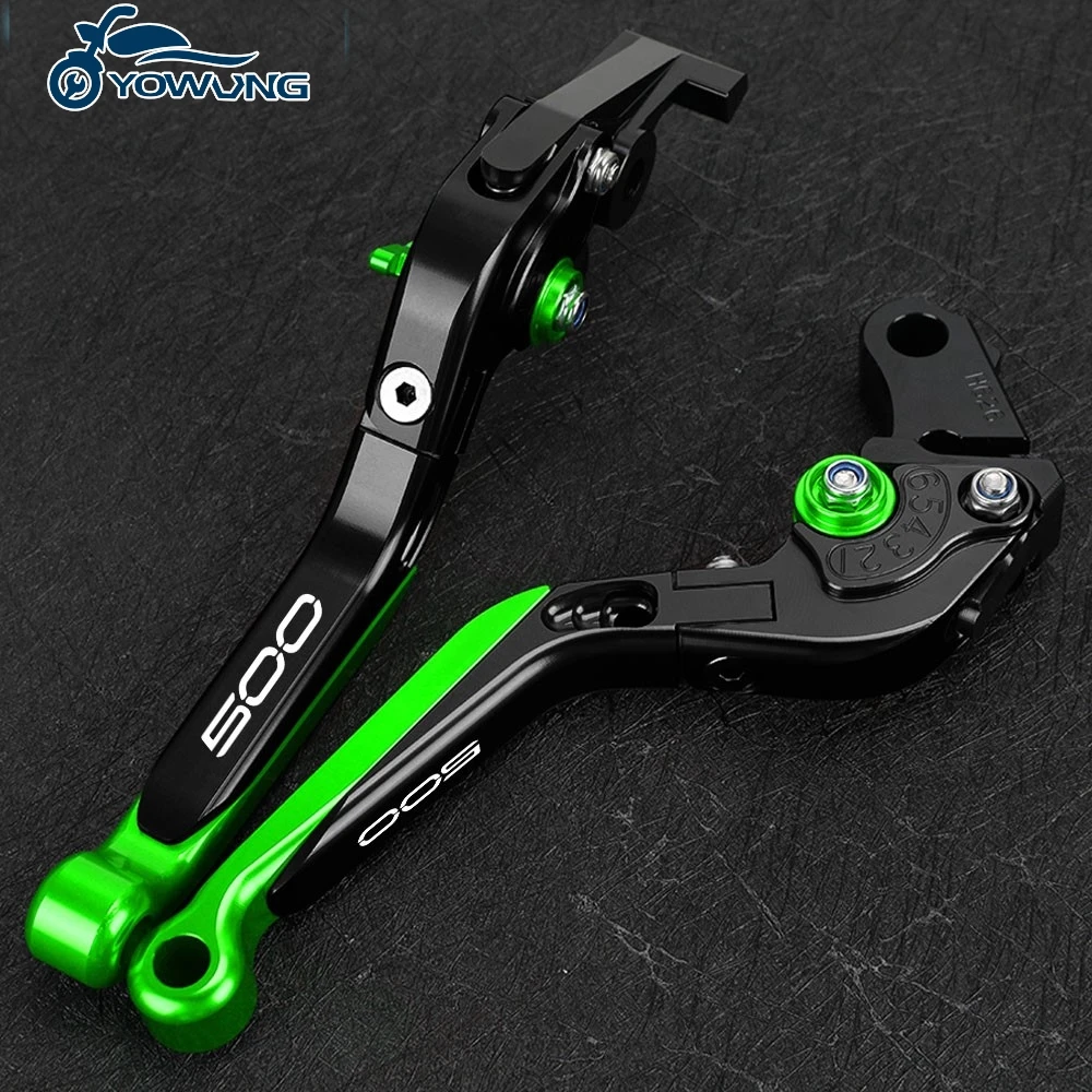 

Motorcycle Accessories For Kawasaki Ninja 500 Ninja500 Z 500 2024 2025 Z500 Adjustable Folding Brake Clutch Lever Handle Levers