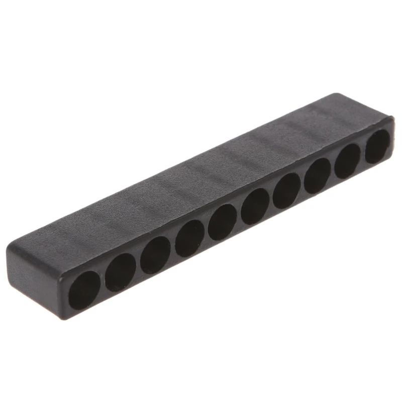 OOTDTY Screwdriver Hole 10/12 Holes Hex Shank Bit Holder Plastic Head Storage Tool