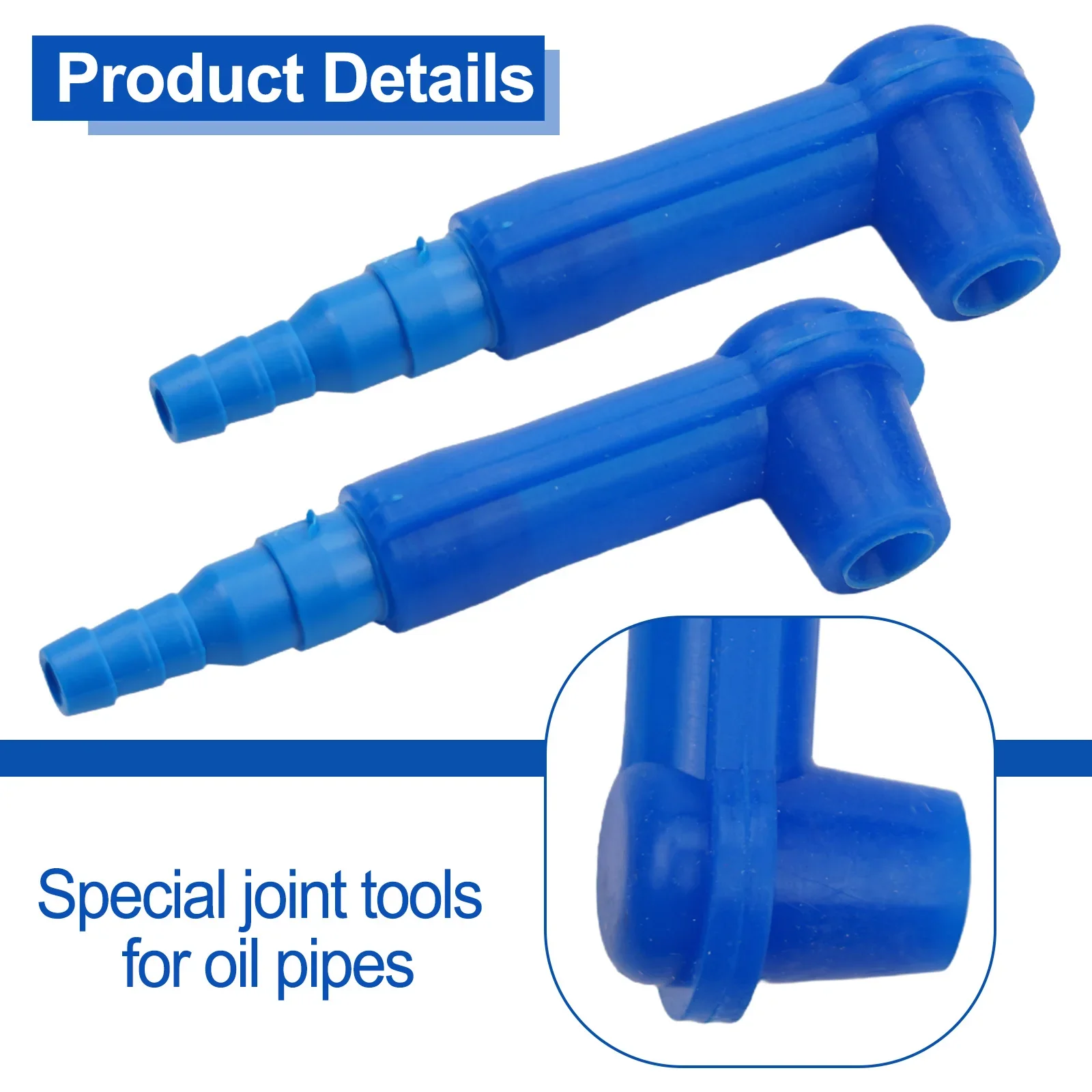 

2Pcs Brake Bleeder Socket Rubber ABS Portable Professional Blue Kit 1.97inx0.59inx0.59in Auto Accessories Tools