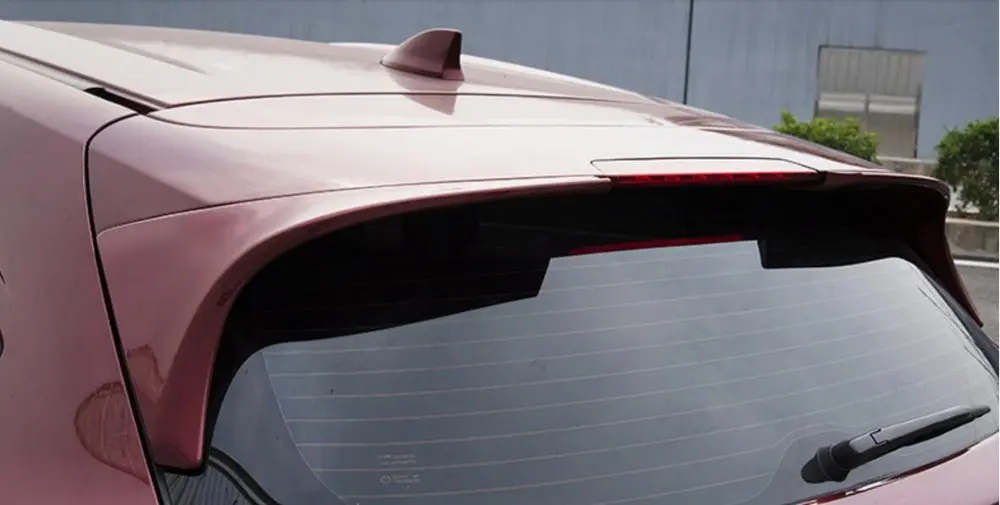 Suitable for RQXR unpainted ABS tail wing rear spoiler roof visor for honda vezel hrv 2pcs