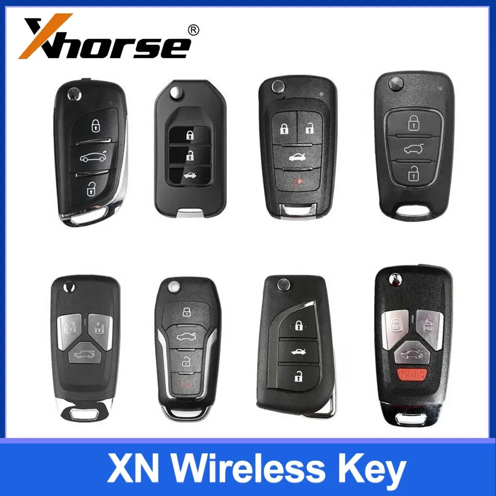 5pcs/lot XHORSE XN Wireless Universal Remote Key XNDS00EN XNHO00EN XNBU21EN XNHY02EN XNAU01EN XNFO01EN XNTO00EN XNAU02EN Key