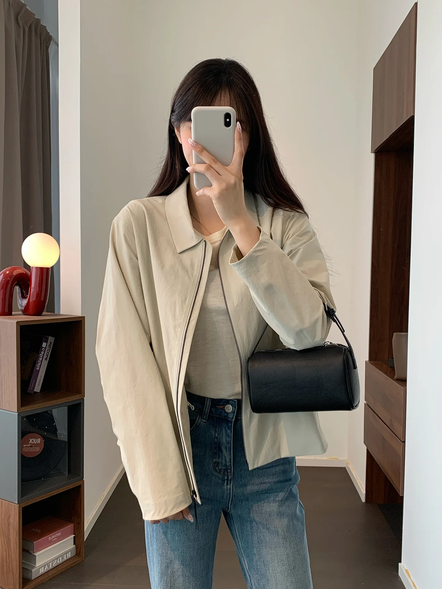 

Легкая дышащая немнущаяся куртка с бесшовным воротником для поездок на работу и активного отдыха из ткани Toray