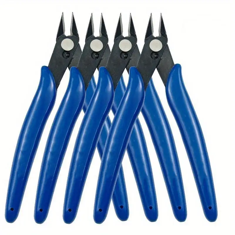 2Pcs Universal Pliers Multi Functional Tools Electrical Wire Cable Cutters Cutting Side Snips Flush Stainless Steel Nipper Hand
